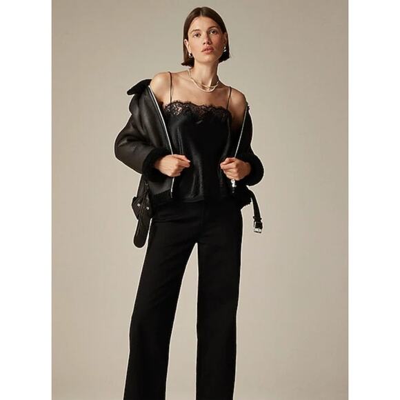 J. Crew Denim - NWT J. Crew Denim Trouser In 1996 Semi-Stretch Women's Jeans Black 28T